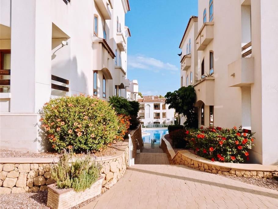 Soleado Apartamento Con Piscina Y Terraza Privada. El Albir Exterior foto