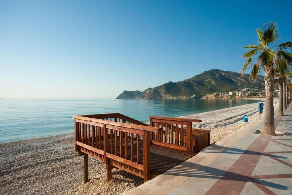 Soleado Apartamento Con Piscina Y Terraza Privada. El Albir Exterior foto